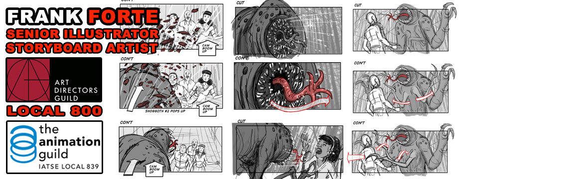 Frank Forte Film Storyboards