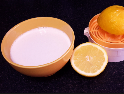 masque du lait et du jus de citron masque du lait et du jus de citron