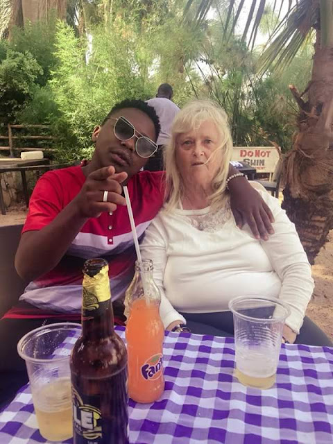  Photos-71-year-old Swedish ex-wife of Ugandan singer Guvnor Ace gets engaged to her 19-year-old lover