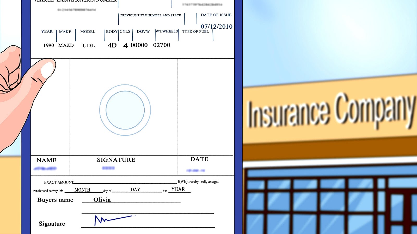 How to put a lien on a car title title choices
