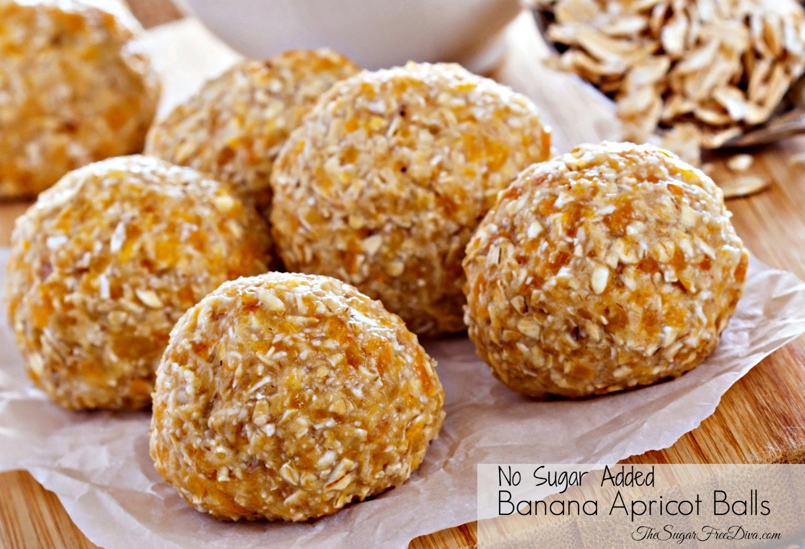 No Sugar Added Banana Apricot Balls No Sugar Added Banana Apricot Balls