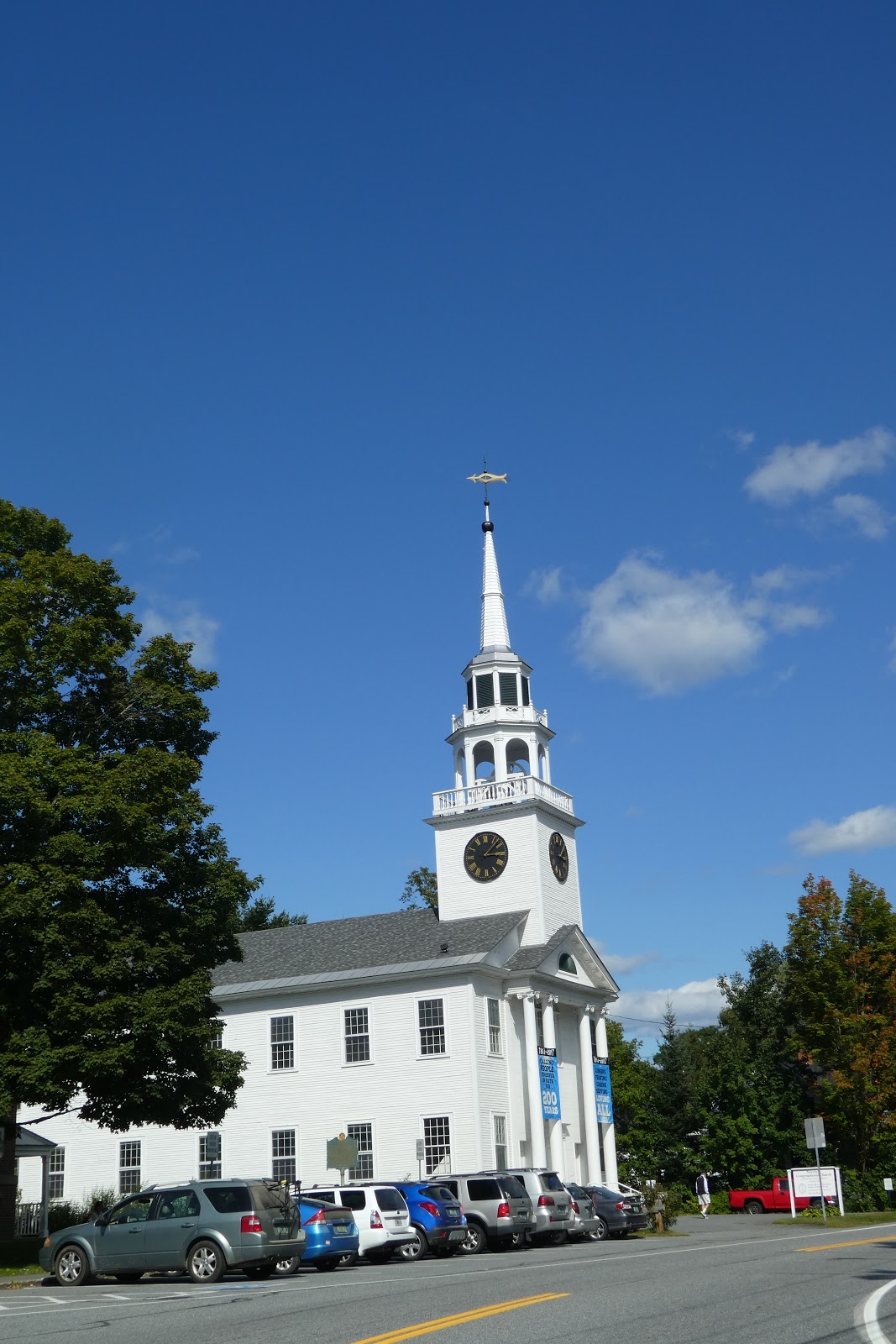 Nutfield Genealogy Weathervane Wednesday Above a Congregational Church