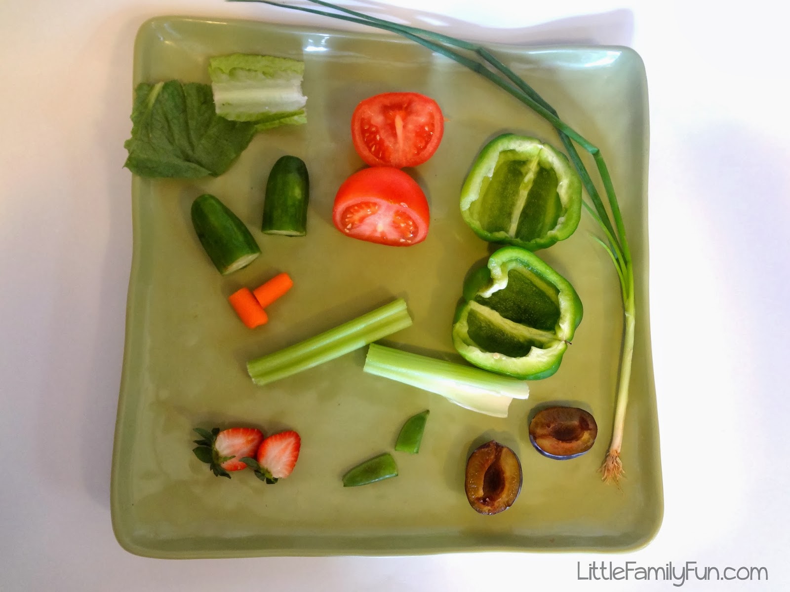 Little Family Fun Fruit & Vegetable Painting