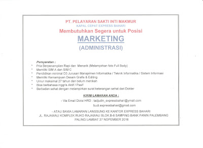 lowongan bank panin di palembang