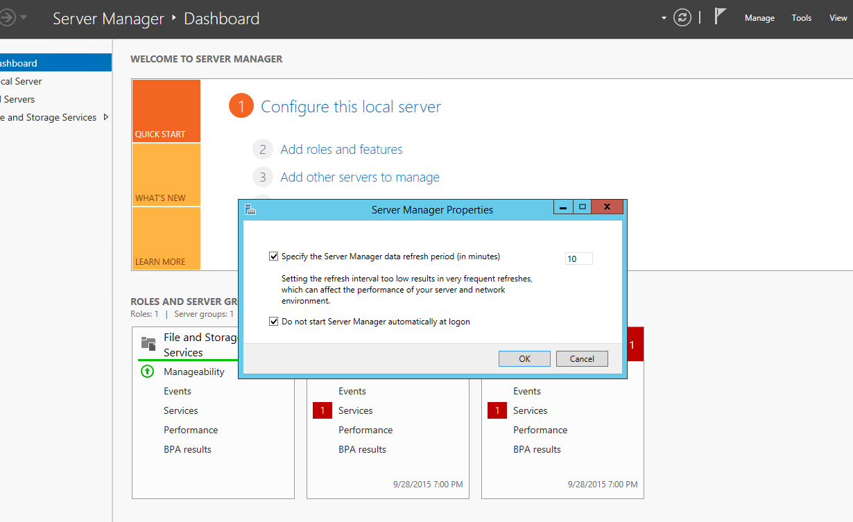 Stopping Server Manager from at Windows 2008 2012 Startup Hindi