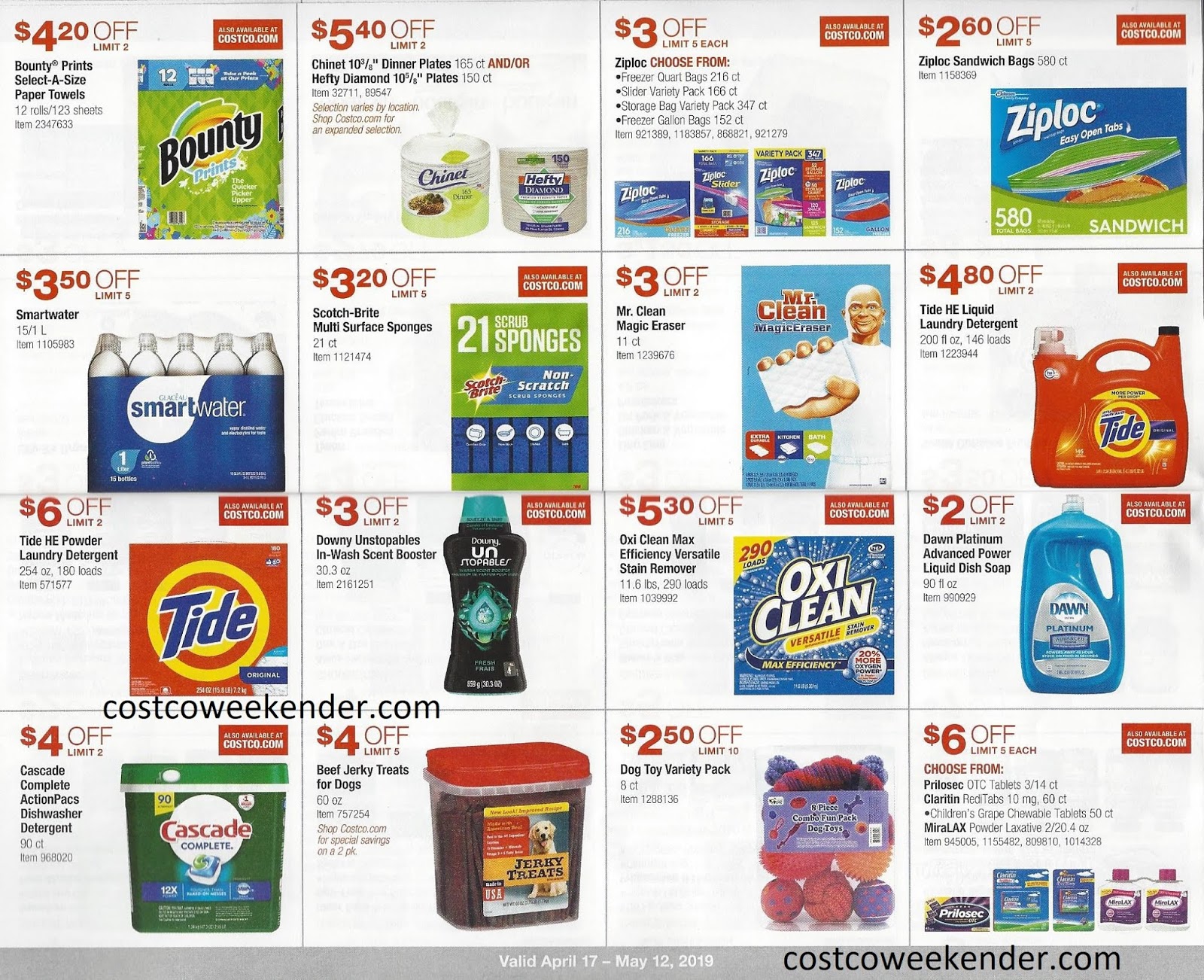 Costco April 2019 Coupon Book Costco Weekender