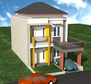 Rumah Minimalis Modern 2 Lantai