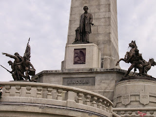 Sculptures on Lincoln tomb, Oakridge Cemetery, Springfield, IL. Sculptures on Lincoln tomb, Oakridge Cemetery, Springfield, IL.