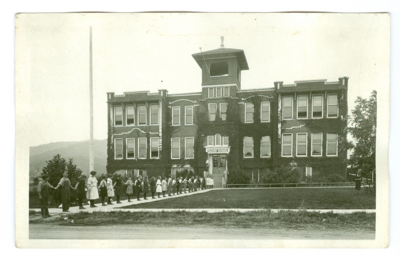 Jackson County, Oregon History Notes Talent, Oregon "Old Brick School"