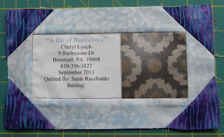 Cheryl Lynch Quilts: Tips For A Quick Quilt Label