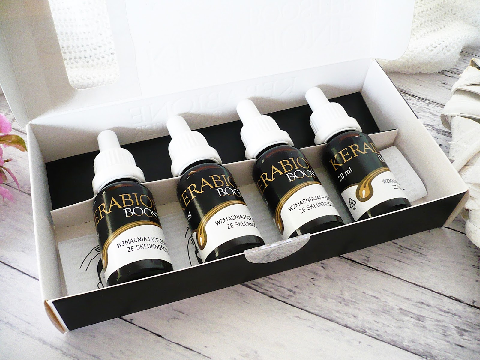 KERABIONE BOOSTER OILS SERUM WZMACNIAJĄCE DO WŁOSÓW ZE SKŁONNOŚCIĄ