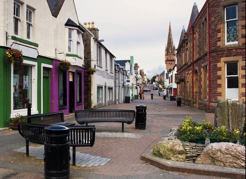 Ultima Thule Stornoway,Hebrides' colourful little capital and a