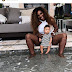 Serena Williams shares adorable portrait with baby daughter Alexis Olympia as the child turns seven months old