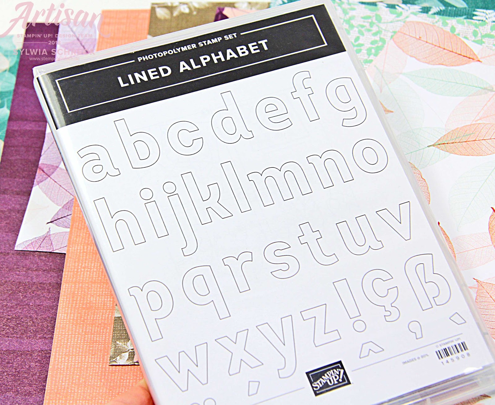 Lined Alphabet Stampin up
