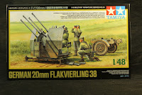 Maquette Tamiya German 20 mm Flakvieling 38 au 1/48 Maquette Tamiya German 20 mm Flakvieling 38 au 1/48
