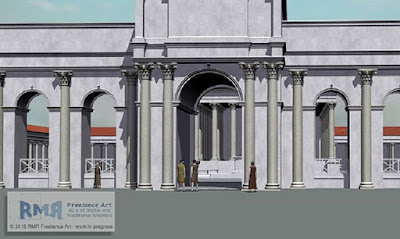 Monumental Roman arcade found in Britain Monumental Roman arcade found in Britain