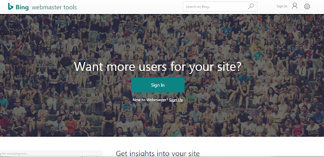 Verifikasi Blog di Bing Webmaster Tools Verifikasi Blog di Bing Webmaster Tools