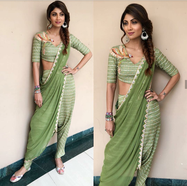 Shilpa Shetty In Roshni Chopra On The Sets Of Super Dancer 2