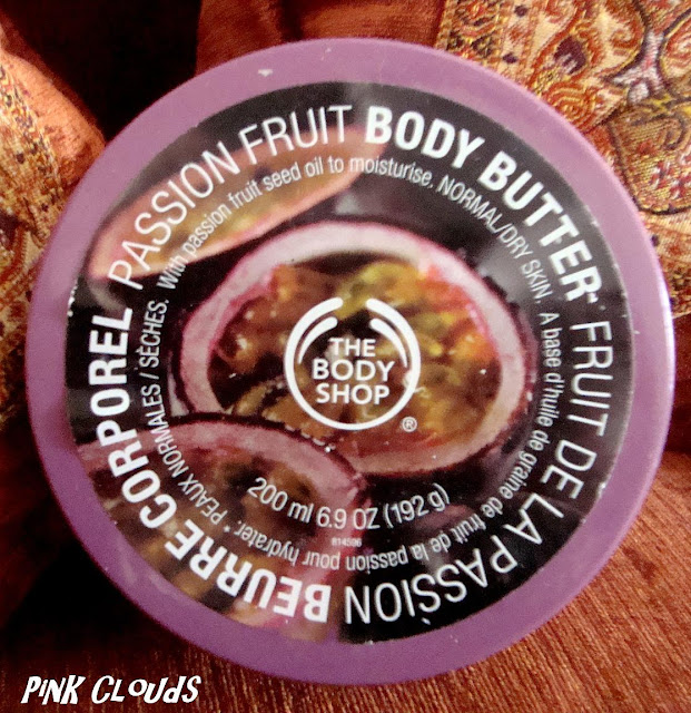 Pink Clouds The Body Shop Passion Fruit Body Butter