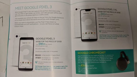 تسريبات جديدة لهاتف Google Pixel 3 