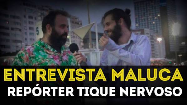 Pegadinha - Entrevista maluca com Repórter Tique Nervoso Primitivos