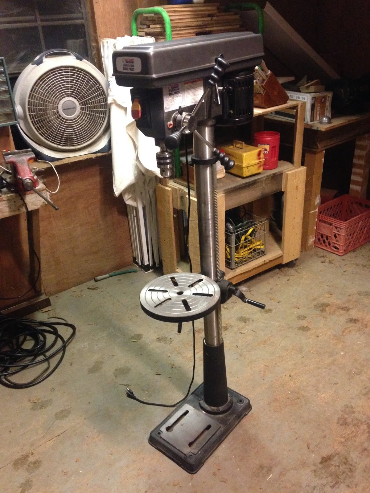 My 72 Vette Finally Got Me A Floor Mount Drill Press