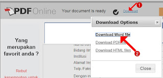  banyak sekali website online pengubah file pdf menjadi word yang disediakan secara gratis Cara Mengubah File PDF Menjadi Word
