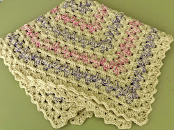 granny blanket square edging picot striped crochet patterns hooker hobby blankets pattern afghans stripe