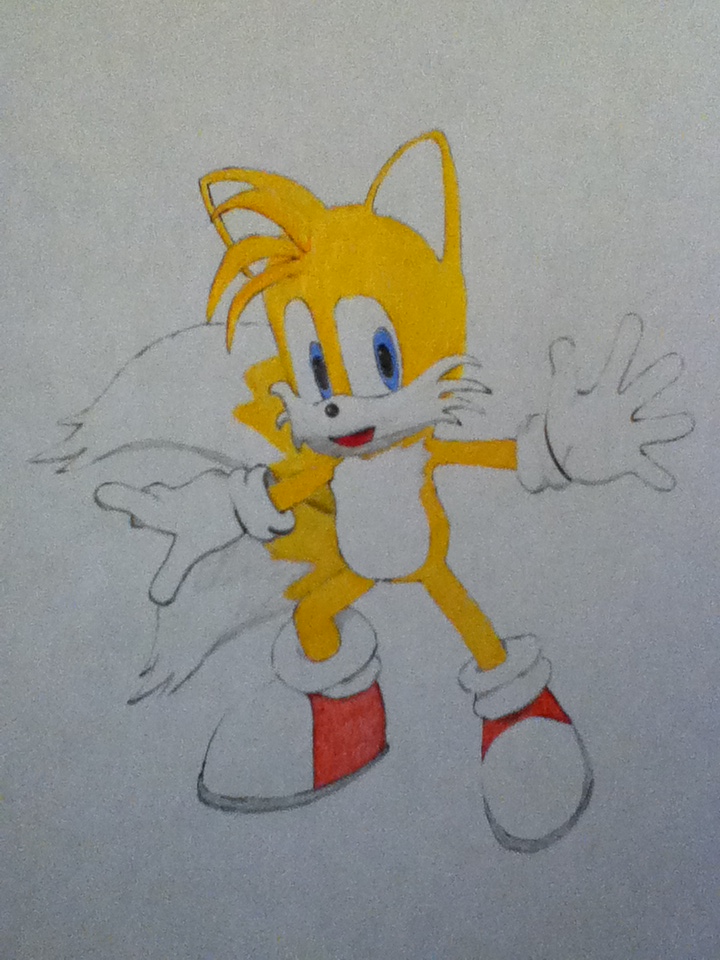 Art Blog: Early Drawings: Sonic, Tails and Knuckles(2010)
