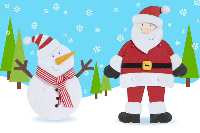 Pai Natal Articulado para Colorir e Construir - Papai Noel Articulado para  Imprimir - Brinquedos de Papel
