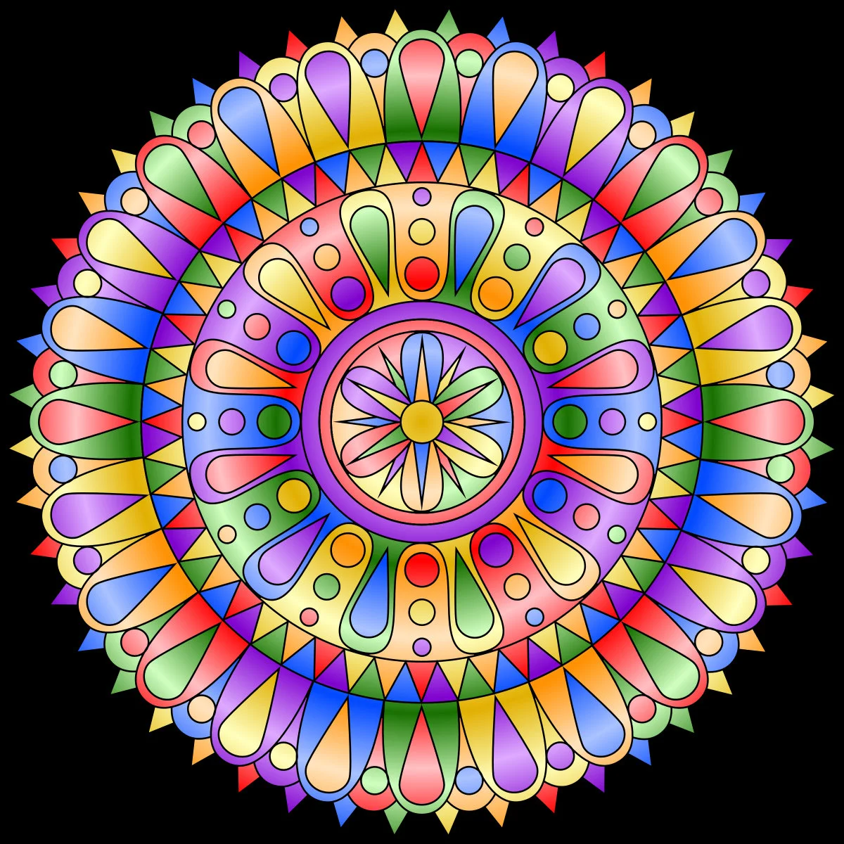 Exquisite Mandala Online Scene Digital Art Exquisite Mandala Online Scene Digital Art