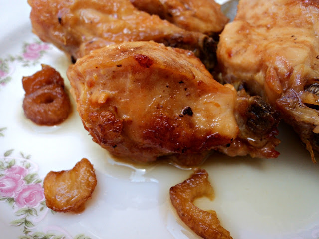 Pollo frito con ajos Olor a hierbabuena pollo, pollo frito ajos, receta, casera