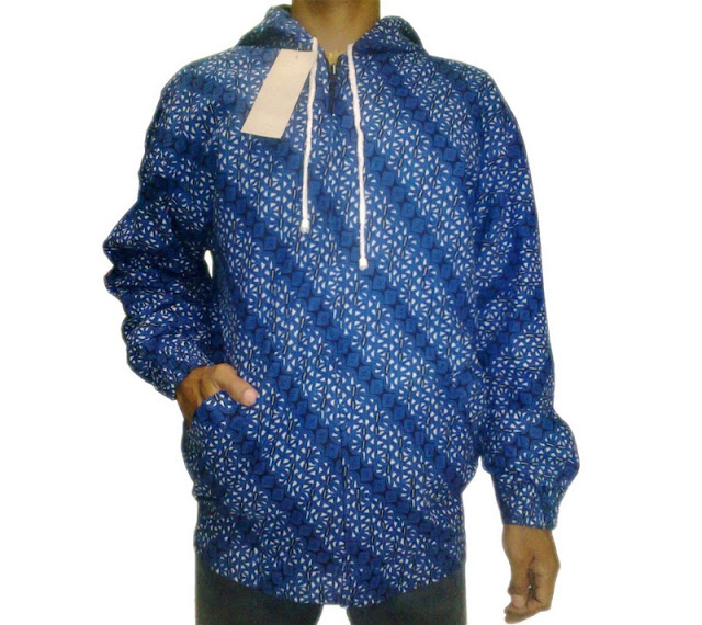 Jaket Batik Yogyakarta Murah Warna Biru Jaket Batik Yogyakarta Murah Warna Biru