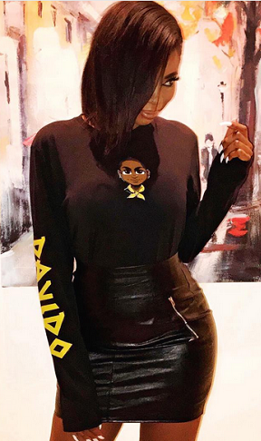 Photos: Sophia Momodu Reps Davido In Tees, As Singer Jumps On Her Page