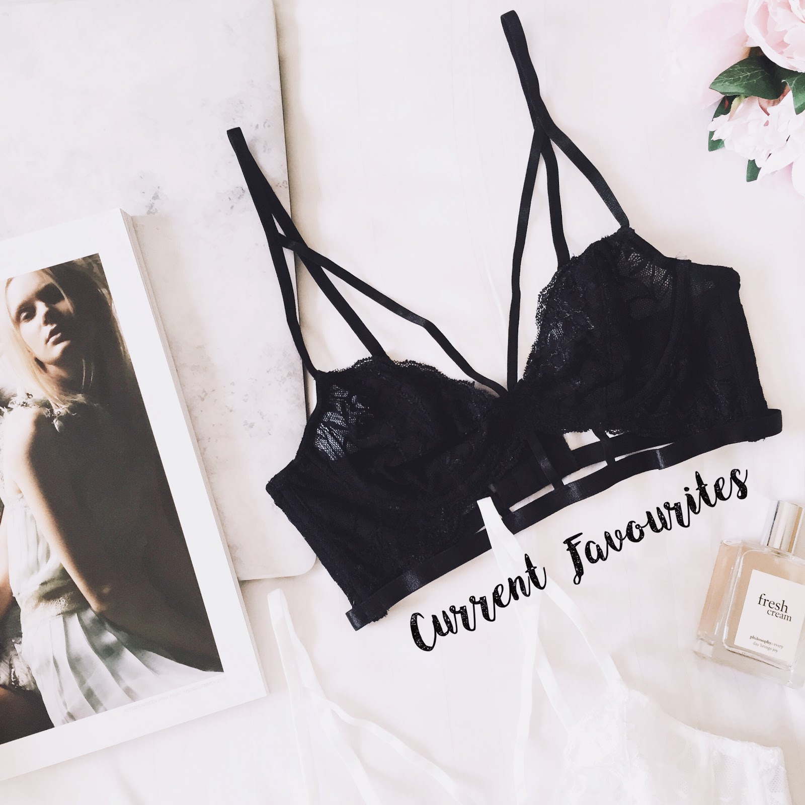 ASOS black strappy bra ASOS black strappy bra