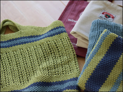 Bring Your Own Bag knitting pattern by Moira Ravenscroft, Wyndlestraw Designs