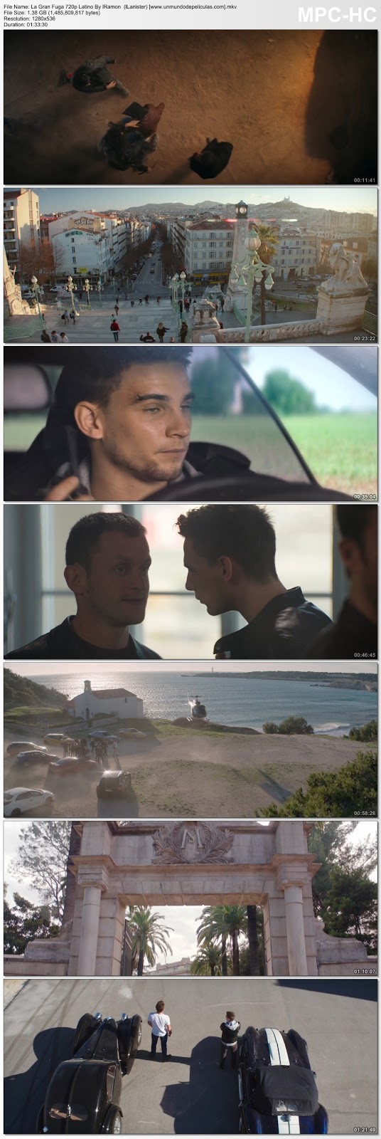 Capturas de la película.