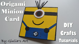 Origami Minion Card - DIY Paper Crafts