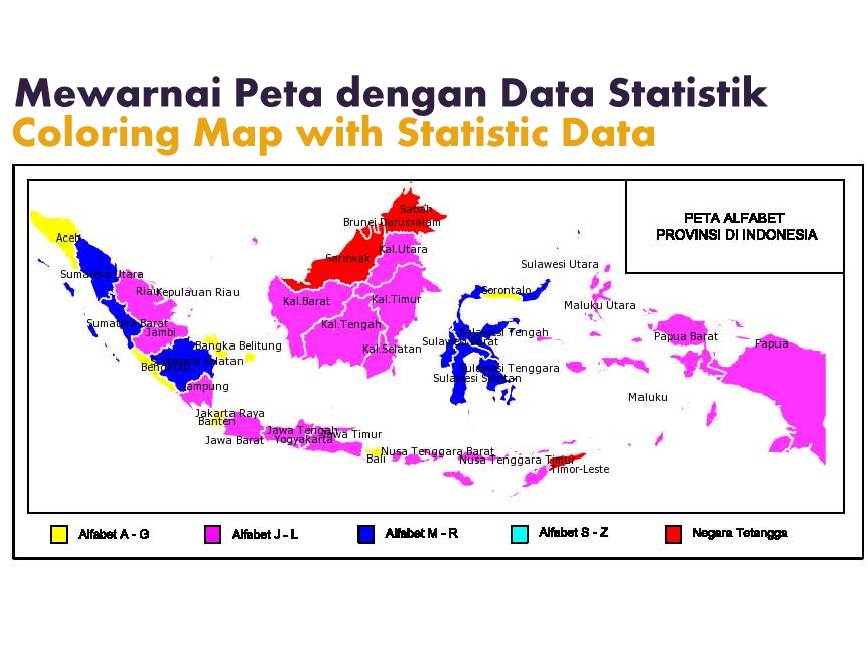 Mewarnai Peta Dunia Indonesia Data Statistik Hal Terpikir Ketika Profesor