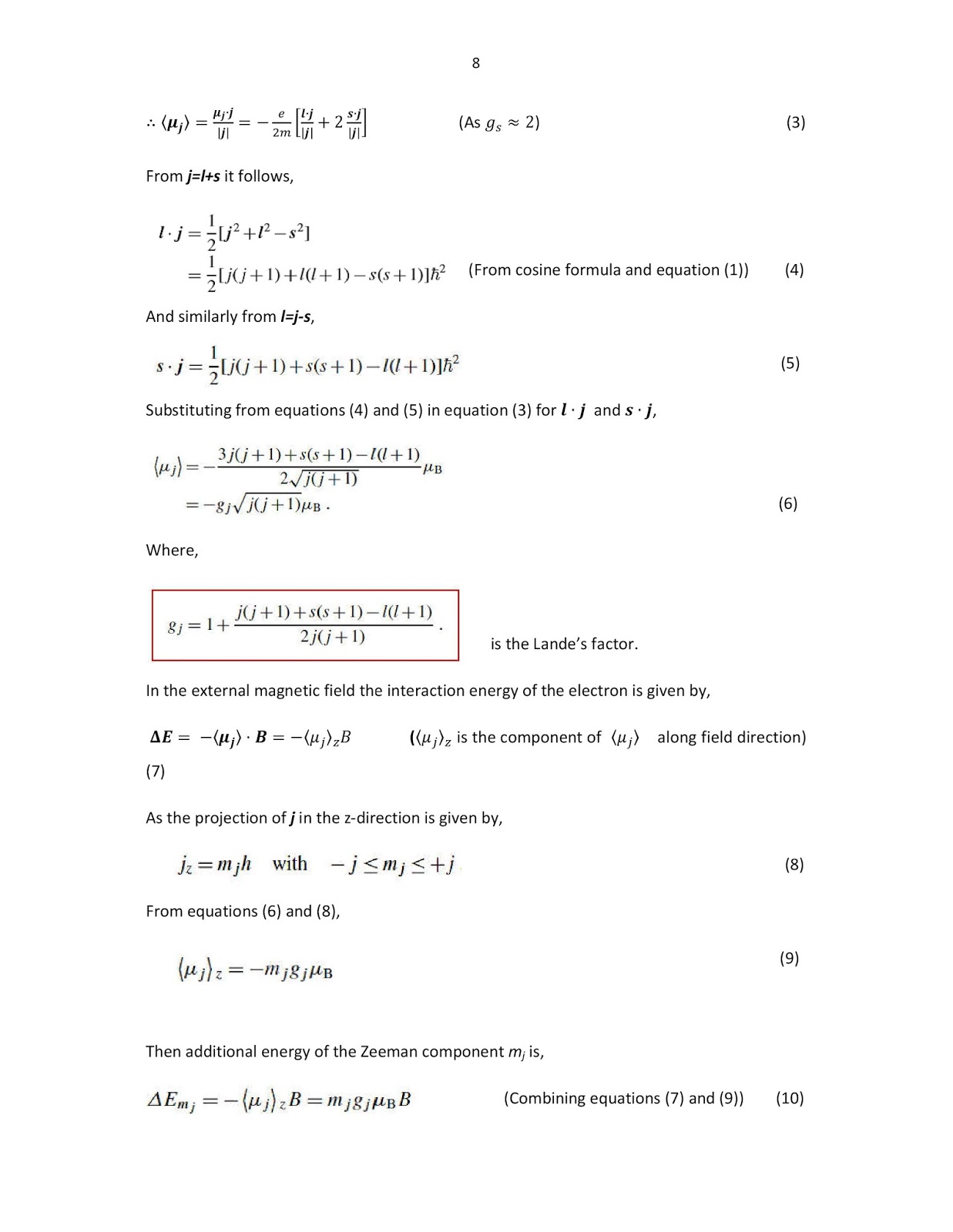 Passion of Physics A Journey Through SpaceTime Zeeman Effect