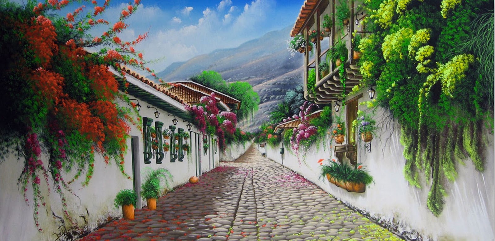 Calles Decoradas Con Flores Calles Decoradas Con Flores