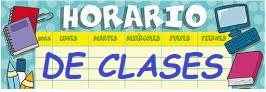 HORARIOS DE CLASES