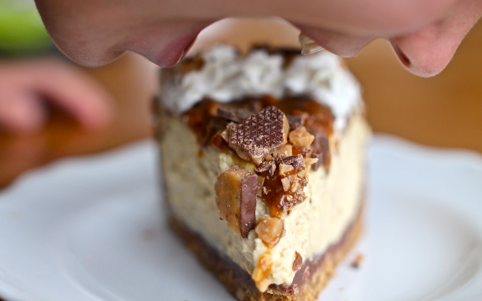 Yammie's Noshery Caramel Toffee Crunch Cheesecake