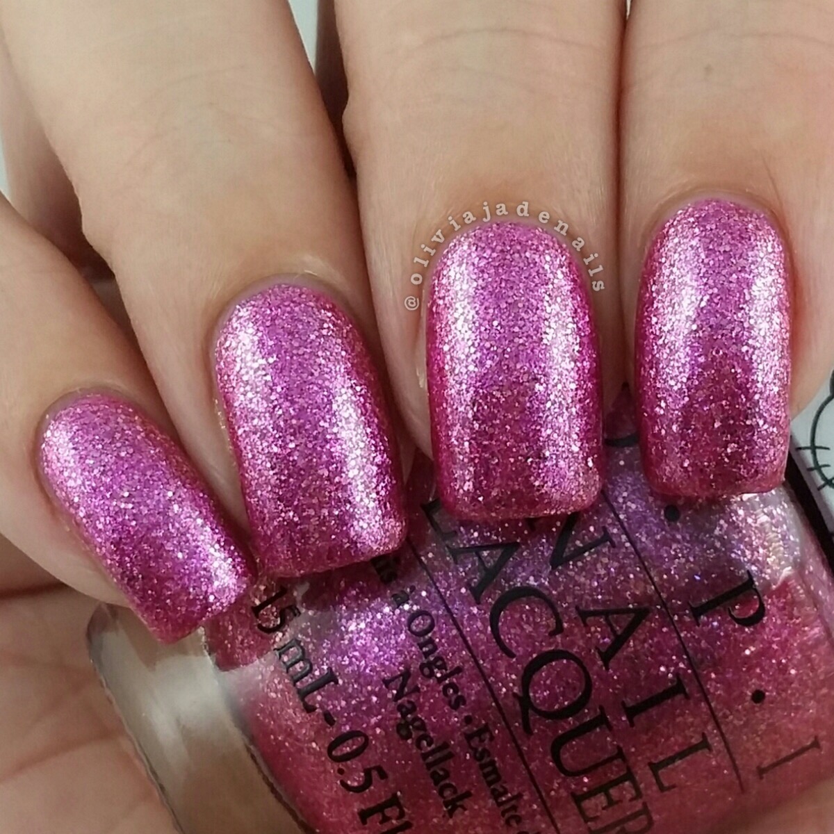 OPI Starry-Eyed For Dear Daniel swatched by Olivia Jade Nails