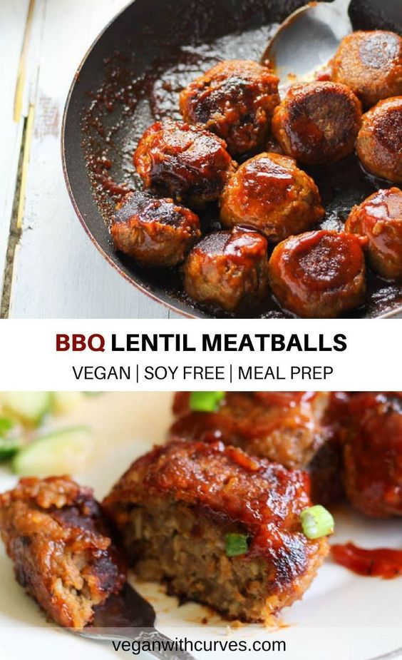 BBQ Lentil Meatballs (GLUTEN FREE, SOY FREE) vegan recipe box