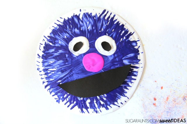 Monster at the End of This Book children's book and Grover craft from Sesame Street