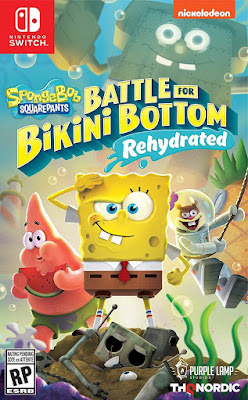 Spongebob Squarepants Battle For Bikini Bottom Rehydrated Game Cover Switch