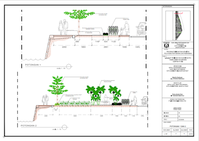 Contoh Gambar Denah Landscape Taman Kota