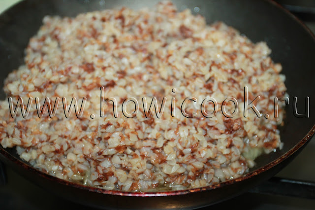рецепт гречки с яйцами и луком с пошаговыми фото