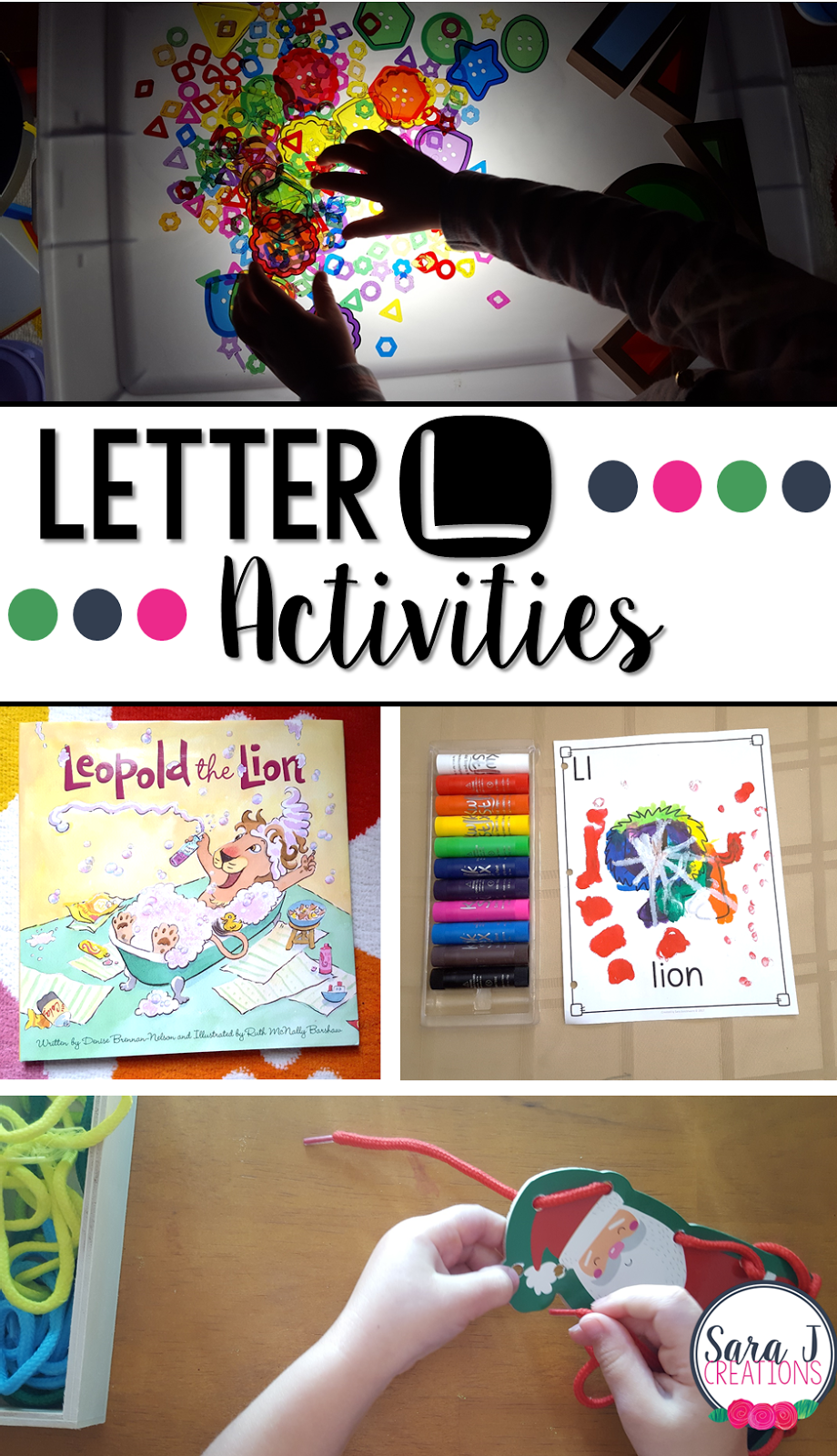 Letter L Activities that would be perfect for preschool or kindergarten. Art, fine motor, literacy and alphabet practice all rolled into Letter L fun.